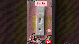 Positive First Response Pregnancy Test-Real Time ✅🤗❤️#viralvideo #pregnancy #pregnant #testkit #cute