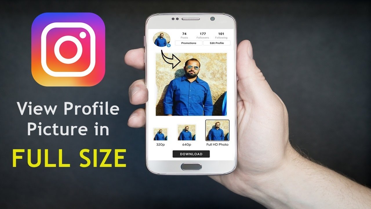 Tutorial: Download Instagram Profile Picture in Full-size : r