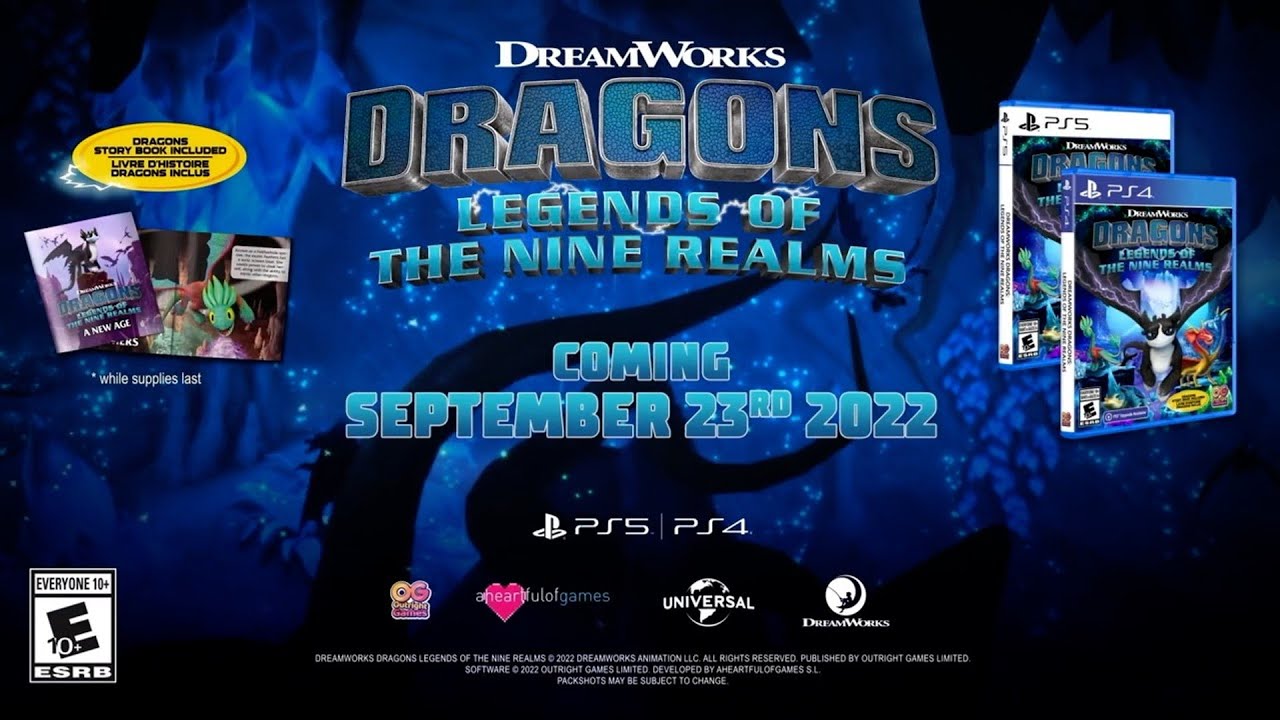 Playstation 4 Game Ps4 Game Dreamworks Dragons Legends Of The Nine