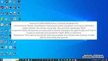 ORA-00936: missing expression - Oracle Database 12c Error Messages