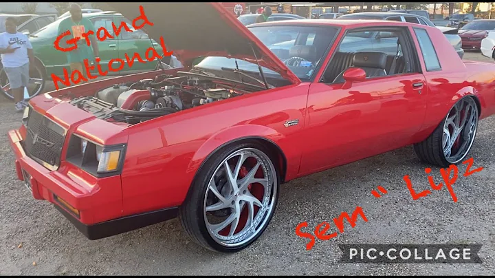 Buick Grand National On 24/26 Sem (7)" Lips Cor Wheels @ SlabFest 2020