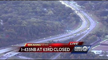 Fatal accident shuts down I-435 North at 63rd Street