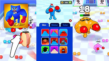 Punchy Race: Run & Fight Game Gameplay Walkthrough Part 1 (Android, IOS)