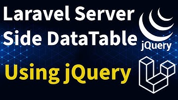 JQuery Server-Side DataTable in Laravel 11 | Beginner