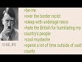 User is racist