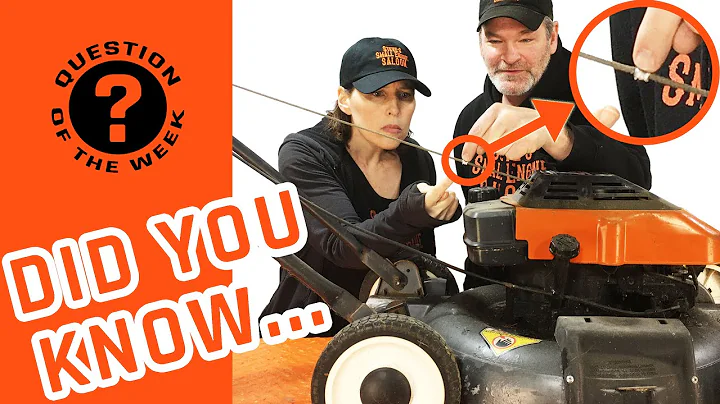 What Is The METAL CLIP For On A Lawn Mower Starter Rope? (Bet You Don't Know!!)