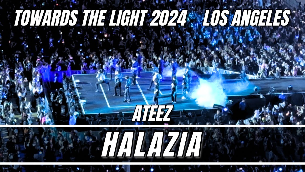 ATEEZ ‘Halazia’ Towards The Light Tour 2024 LA Los Angeles #ateez #kpop #halazia