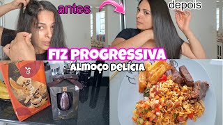 ROTINA DE SÁBADO||FIZ PROGRESSIVA NO CABELO |FAXINA ♡NO QUINTAL FICOU TUDO LIMPINHO 💖