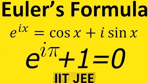 SEPARABLE EQUATION; SECOND ORDER DIFFERENTIAL EQUATIONS APPLICATION; EULER FORMULA FOR JEEADVANCE-3;