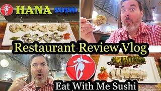 Restaurant Review Vlog: Eat Sushi With Me at Hana Sushi in New Orleans, LA Restaurant Review Videos