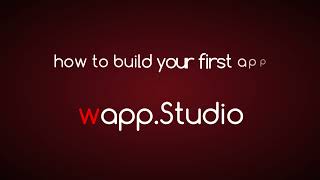 wapp.Studio: Build your first app - speedy version screenshot 3