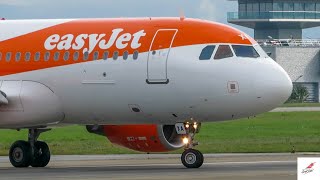 Easyjetairbus A320-214 Hb-Jxa Takeoff From Basel Mulhouse Airport Feat Easyjet Pilot Konnyfly