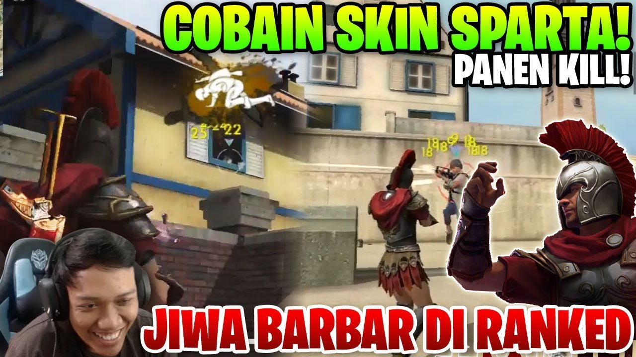 Skin Sparta Memang Ga Ada Obat Panen 12 Kill Ranked Garena Free Fire