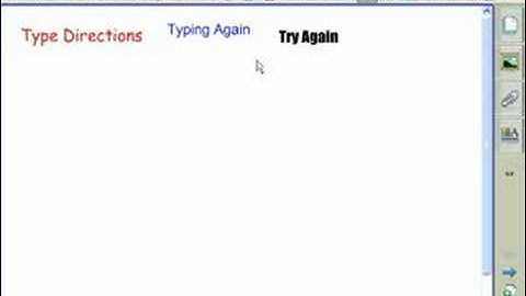 SMART Notebook Basics - Typing Text