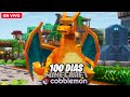 Sobreviví 100 DÍAS en Minecraft POKÉMON (Cobblemon) #1