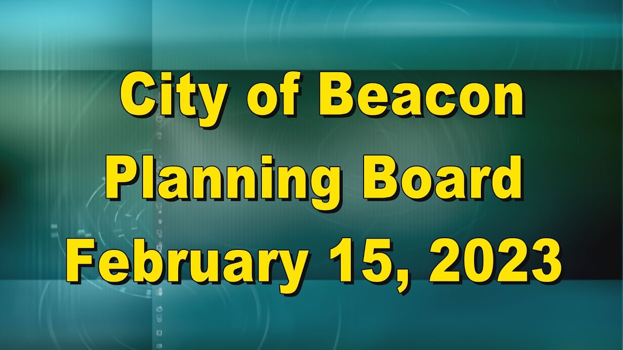 Beacon Planning Board 21523 YouTube