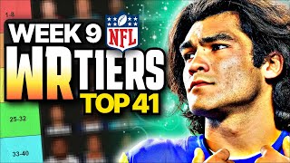 Week 9 Fantasy Football WR Rankings (Top 41)
