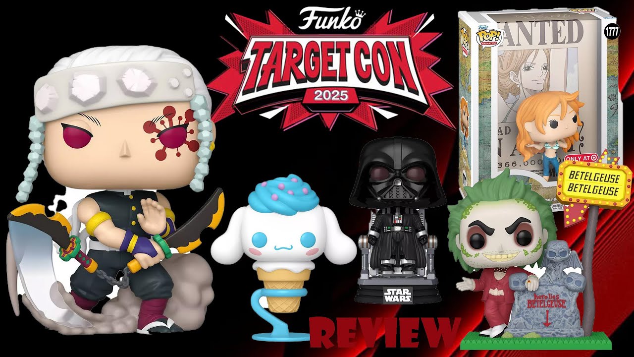 Opening My New Target Con 2025 Funko Pop Pick Ups + Announcing The Winner For The Free Giveaway