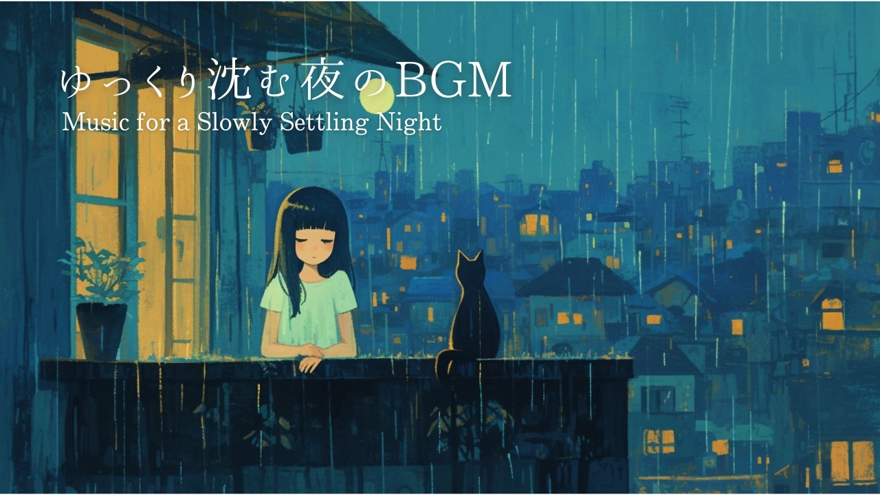 【Lo-fi piano】雨音と静けさのあいだ｜作業・リラックスBGM