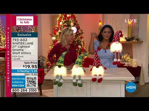   HSN Christmas In July Winter Lane 07 08 2023 04 PM