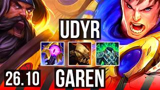 UDYR vs GAREN (TOP) | 5k gold comeback, 41K damage | EUW Master | 26.10