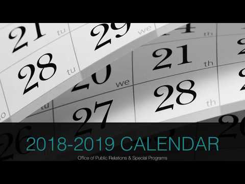 Video: What Will Be The School Vacation Schedule In 2018-2019