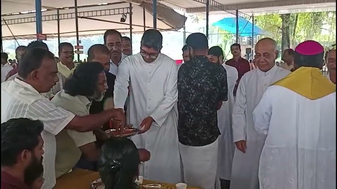 കുനമ്മാവ് തീർത്ഥാടന കേന്ദ്രമായ st ഫിലോമിനാസ് ദൈവാലയത്തിൽ സൗഖ്യദായക നേർച്ച സദ്യ നടത്തി.