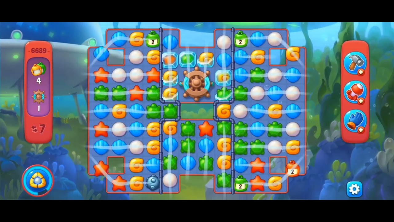 Fishdom Hard Level 6689 (No Boosters) 