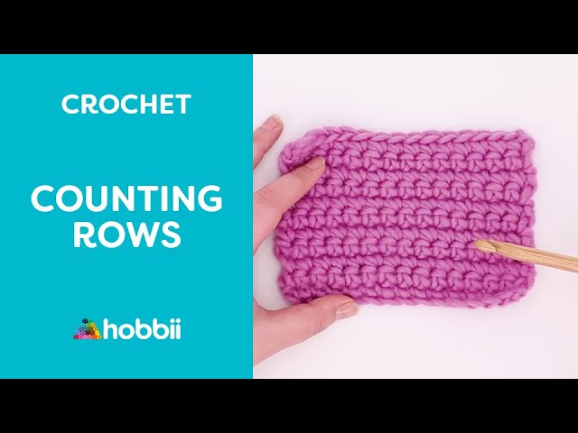 Does anyone know any easy ways to count rows in back loop single crochet ?  : r/crochet