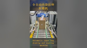 Automatic inner bag stretch sealing machine production line automatic sealing machine display