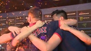 Emotions Gambit after winning the DreamHack Winter 2016