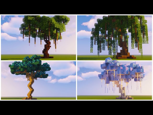 wise mystical tree (with bushy leaves) : r/Minecraftbuilds