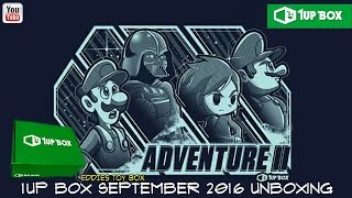 1up Box - September 2016 - Adventure 2 Theme Unboxing!
