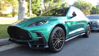 New 717-hp Podium Green Aston Martin DBX S @ExoticAffinity
