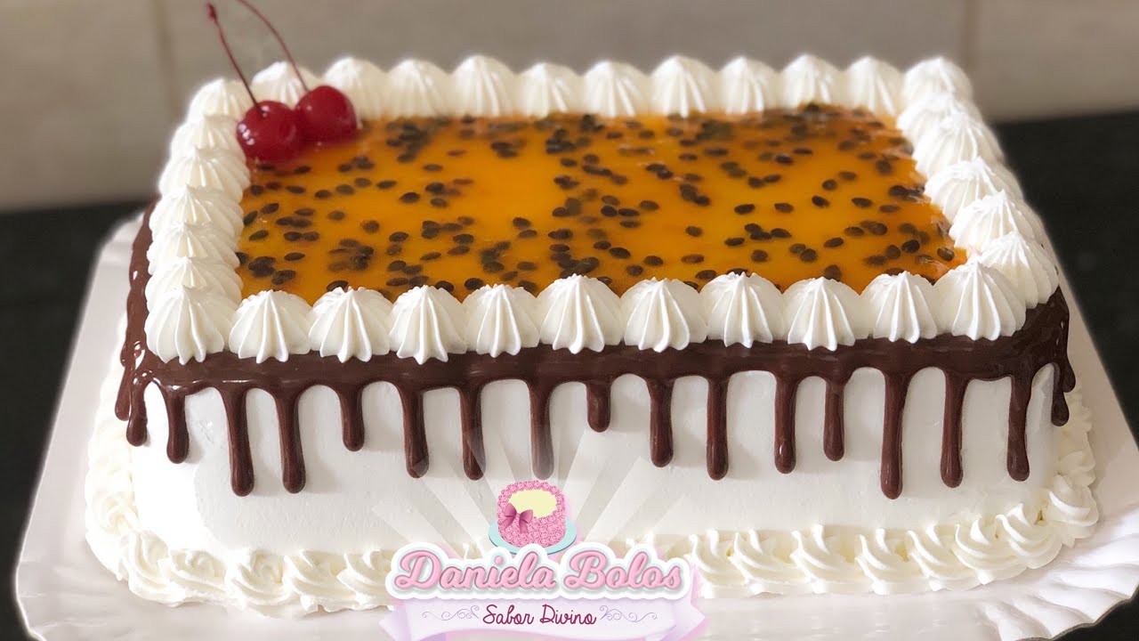 BOLO TRUFADO DE MARACUJÁ FÁCIL E DELICIOSO