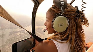 Helicopter Ride Over Victoria Falls in Zambia!