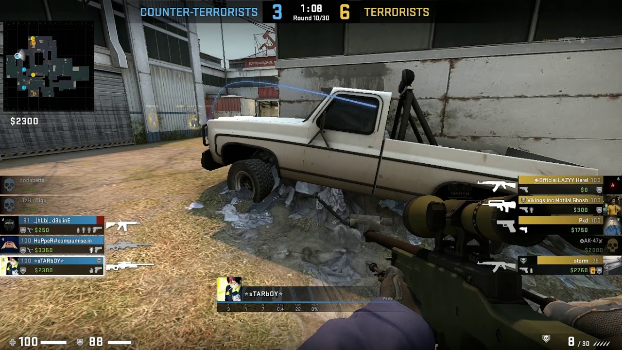 Counter strike Global Offensive Bad timing to switch pistol - YouTube