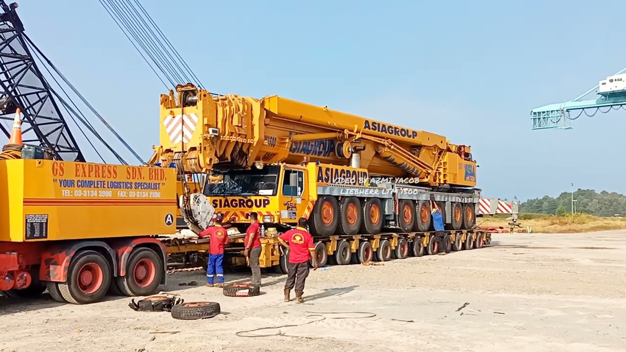 Jacking Mobile Crane LIEBHERR 1500