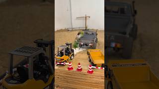 Transporting Challenge | Trasped HG4-431 Dump Truck x HG4-243 Forklift by Toyota LC79 MN82 Pro #rc