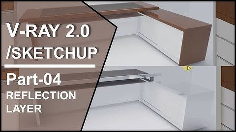 HOW TO MAKE REFLECTIVE MATERIALS IN VRAY FOR SKETCHUP