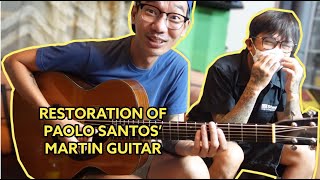 PAOLO SANTOS GUITAR RESTORATION AND SHORT INTERVIEW