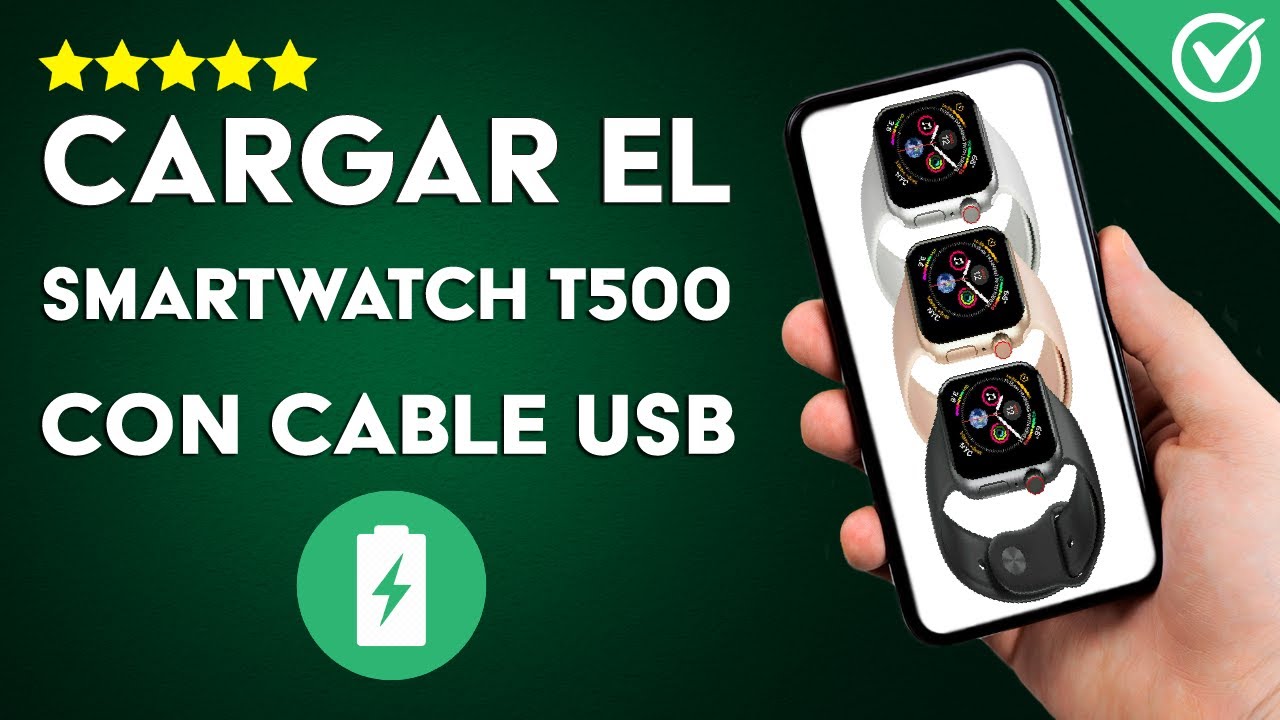 Como cargar smartwatch sin cargador sale