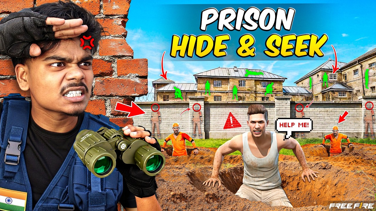 Prison HIDE & SEEK Challenge 🤫 ( Suprise Gift  )