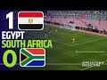 أبرز أحداث مباراة مصر وجنوب أفريقيا 1 0 كأس الأمم الأفريقية 2025 محاكاة فيديو 
