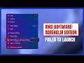 AMD SOFTWARE (UWP or Microsoft Store Version) failed to launch silently on Windows 11 – Official Fix