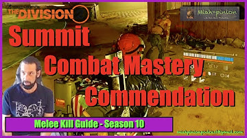 Summit Combat Mastery Commendation - Level 1 - Melee Kills Guide "One Punch Man" Build