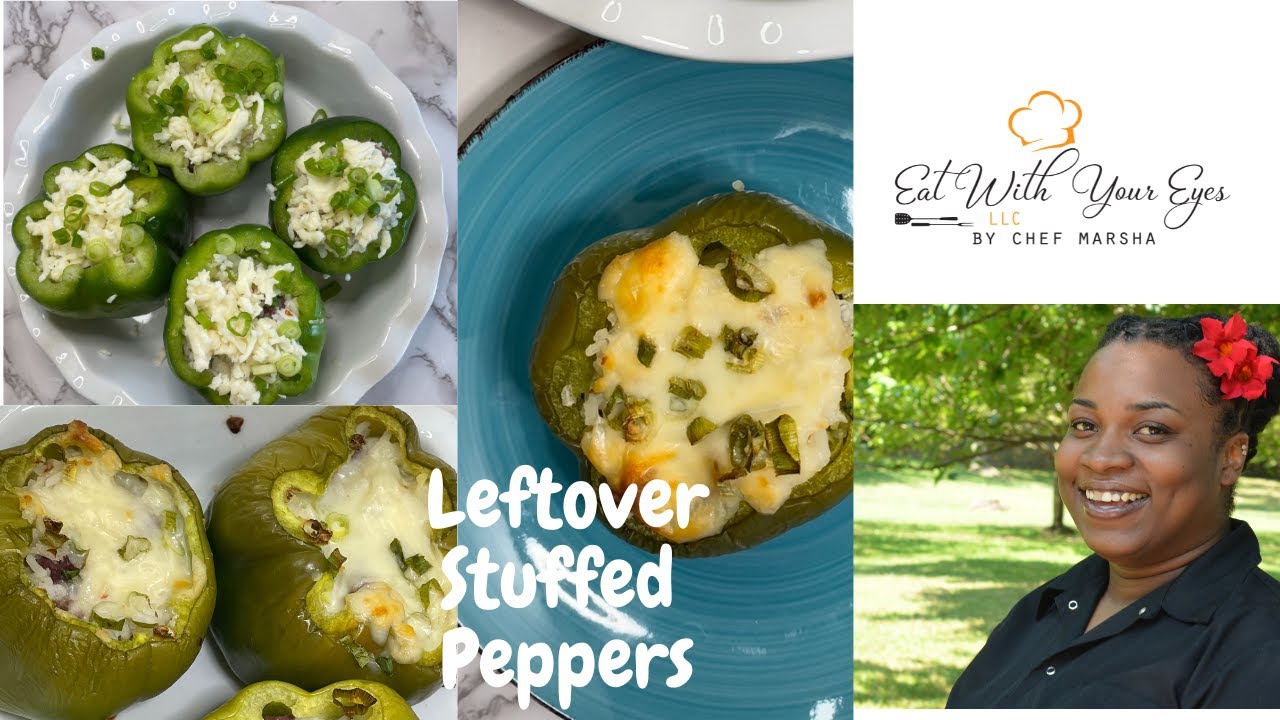 Leftover Stuffed Peppers | Thanksgiving Leftover Recipe Idea | Stuffed