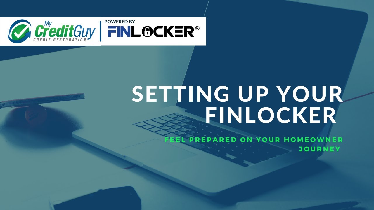 My Credit Guy Finlocker Account Setup YouTube