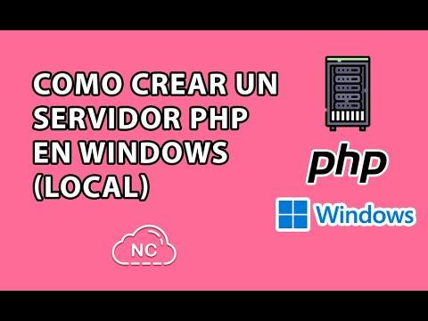 COMO CREAR UN SERVIDOR PHP EN WINDOWS