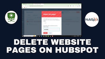 How to Delete Website Pages on HubSpot - Quick Tutorial (2025)